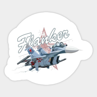 Cartoon fighter Sticker